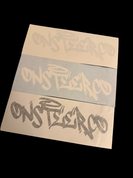 Small ONSTEER Graf sticker